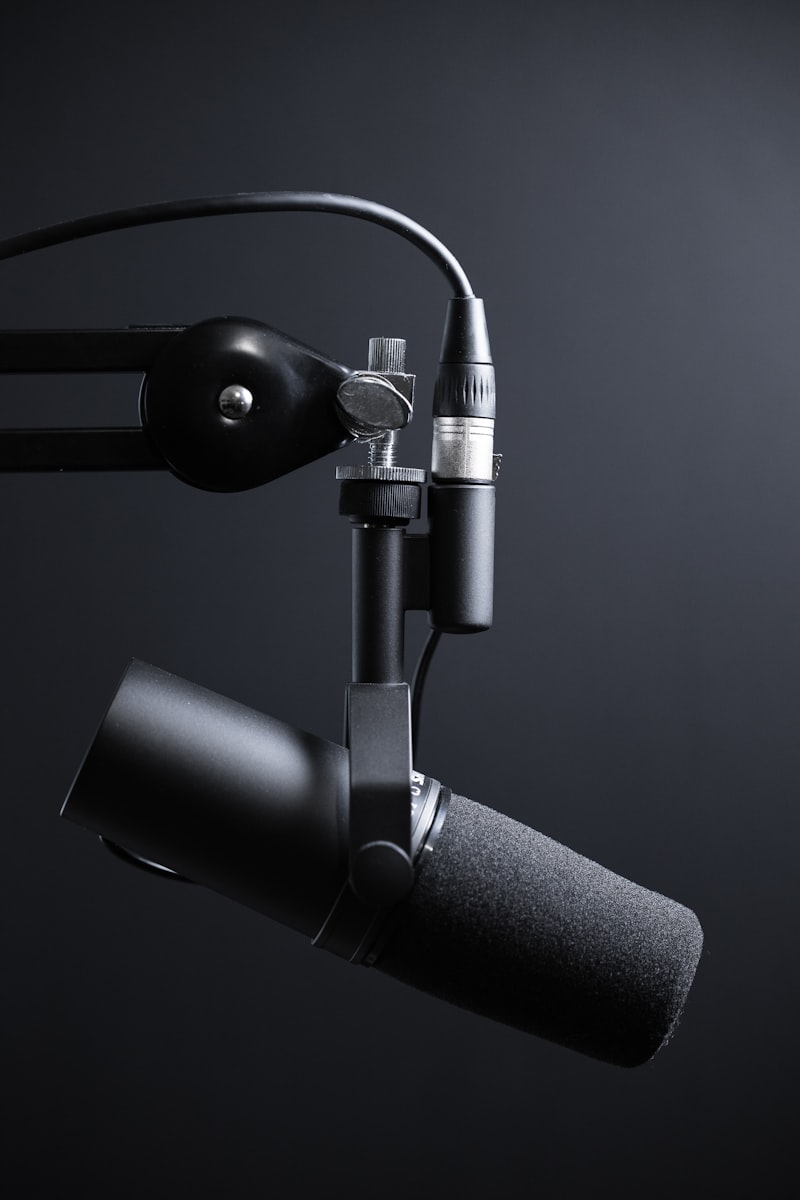 Studio de prise de vue podcast